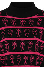 Banned Apparel Coffin Knit Jumper
