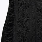 Punk Rave - Belladonna Goth Rose Fishtail Skirt
