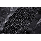 Dark in Love Harriet Punk Shiny PU Leather Layered Dress