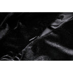 Dark in Love Kaia Midnight Mystique Velvet Ruffle Off-Shoulder Mermaid Dress
