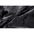 Dark in Love Harriet Punk Shiny PU Leather Layered Dress