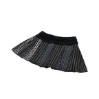 Dark in Love Sage Tartan Patchwork Leather-Waist Pleated Mini Skirt - Size UK 16 Left Only!