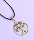 Tree Of Life Charm Jewellery Set, Dangly Earring And Necklace Set In Gift Bag