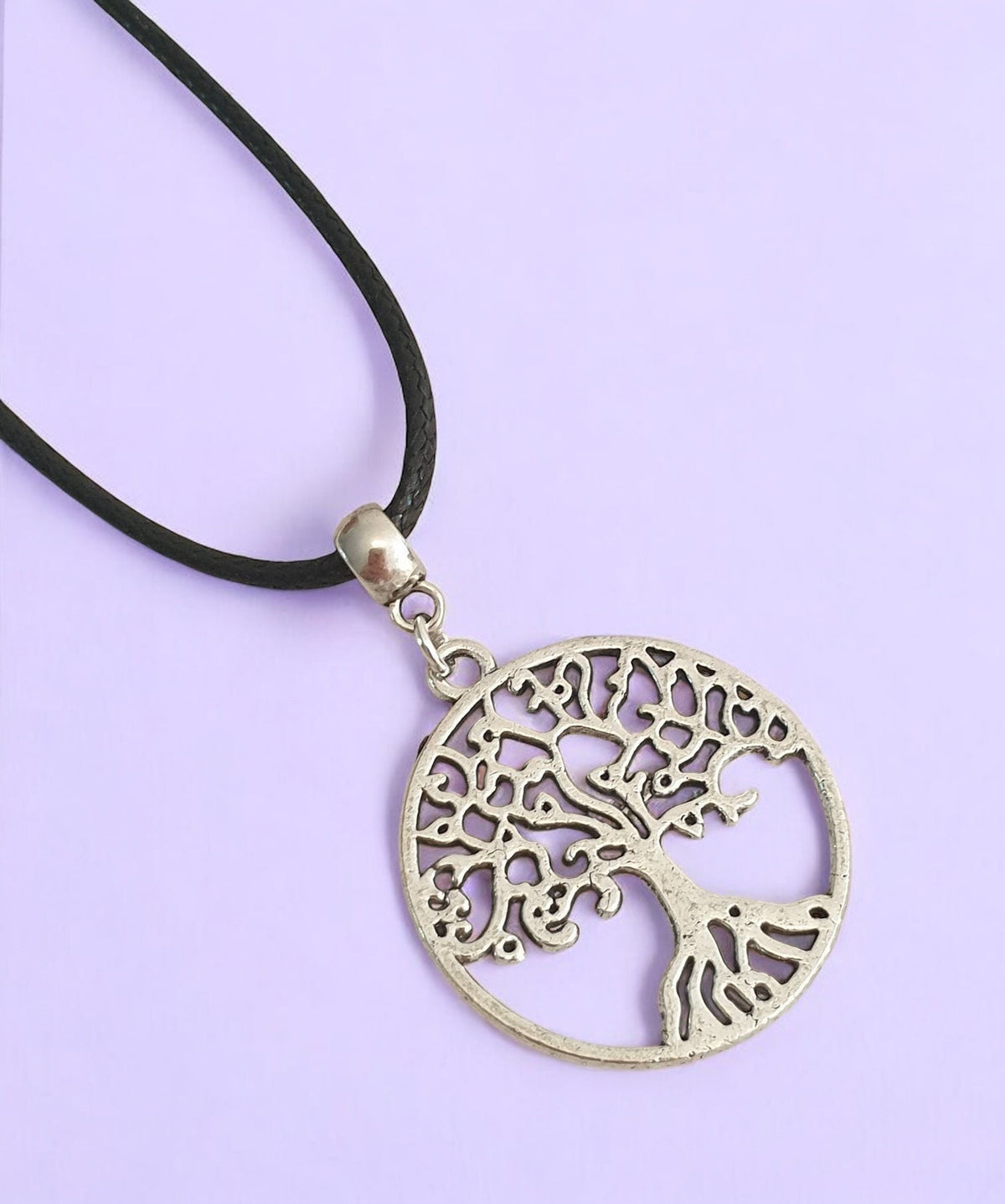 Tree Of Life Charm Jewellery Set, Dangly Earring And Necklace Set In Gift Bag