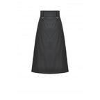 Dark in Love Chain Belt Layered Goth Skirt in Black