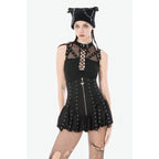Dark In Love Mina Punk Metal Knit Hat