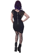 Necessary Evil Venus Wrapped Mesh Mini Dress - Size UK 8 Left Only!