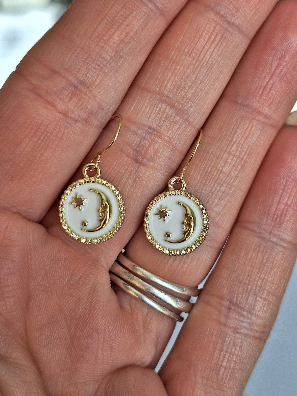 Sun And Moon Earrings Variations