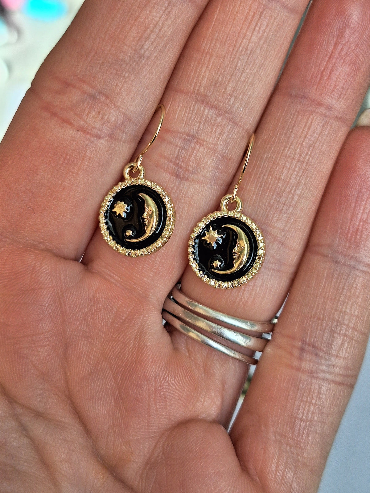 Sun And Moon Earrings Variations