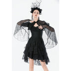 Dark in Love Elara Gothic Versatile Lace Shoulder Cape