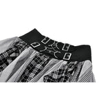 Dark in Love Morrigan Punk Patchwork Skirt