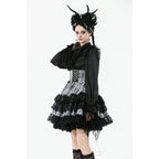 Dark in Love Hexa Layered Tartan Skirt