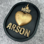 ‘Arson’ Sacred Heart Wall Plaque