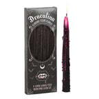 Gothic Gifts Set of 4 Pink Vampire Tears Taper Candles