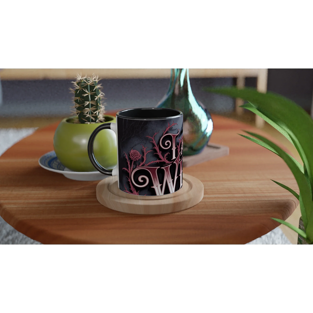 🖤 Gothic Witch’s Ceramic Mug – 11oz Black Magic Coffee Cup ☕✨ | Witchy Gift for Spellcasters & Gothic Lovers