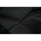Dark in Love Crimson Shadow Layered Lace Cake Dress