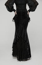 Punk Rave Goth Gorgeous Fishtail Skirt