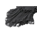 Dark in Love Cordelia Gothic High-Low Layered Skort