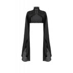 Dark in Love Erzsébet Dramatic Lace Gothic Cape Shrug