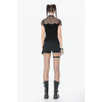 Dark in Love Dark Punk Mesh Chain Top