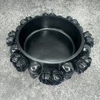 Skull & Black Rose Ritual Bowl