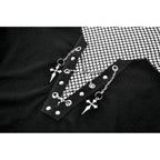 Dark in Love Dark Punk Mesh Chain Top
