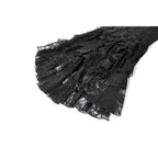 Dark in Love Romantic Gothic Lace Layered High-Low Dress