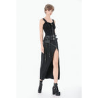 Dark in Love Punk Lace-Up Corset Style Top