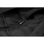 Dark in Love Bonded Tulle Layered Goth Mini Skirt in Black
