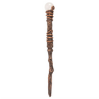 Energy Clearing Aura Quartz Crystal Wand with Pouch