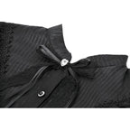 Dark in Love Lolita Bow-Trim Lace Dress