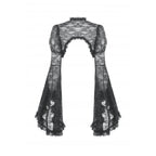 Dark in Love Belladonna Lace Bell Sleeve Goth Shrug