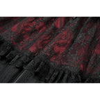 Dark in Love Dark Spliced Lace Maxi Skirt