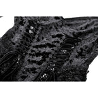 Dark in Love Seraphina Velvet Lace Goth Dress
