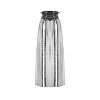Dark in Love Gothic Sheer Mesh Maxi Skirt with PU Waist Corset