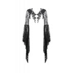 Dark In Love Gothic Deep-V Lace Bell Sleeve Cape