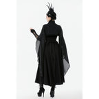 Dark in Love Erzsébet Dramatic Lace Gothic Cape Shrug