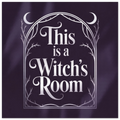 Witch’s Room Territory Marker Print (30×30 cm / 12×12″) – Bold Witchy Wall Art