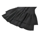 Dark in Love Lolita Bow-Trim Lace Dress
