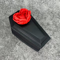 Red Rose Coffin Trinket Box