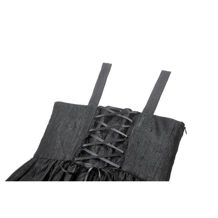 Dark in Love Shadow Lament Ruched Lolita Dress