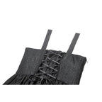Dark in Love Shadow Lament Ruched Lolita Dress