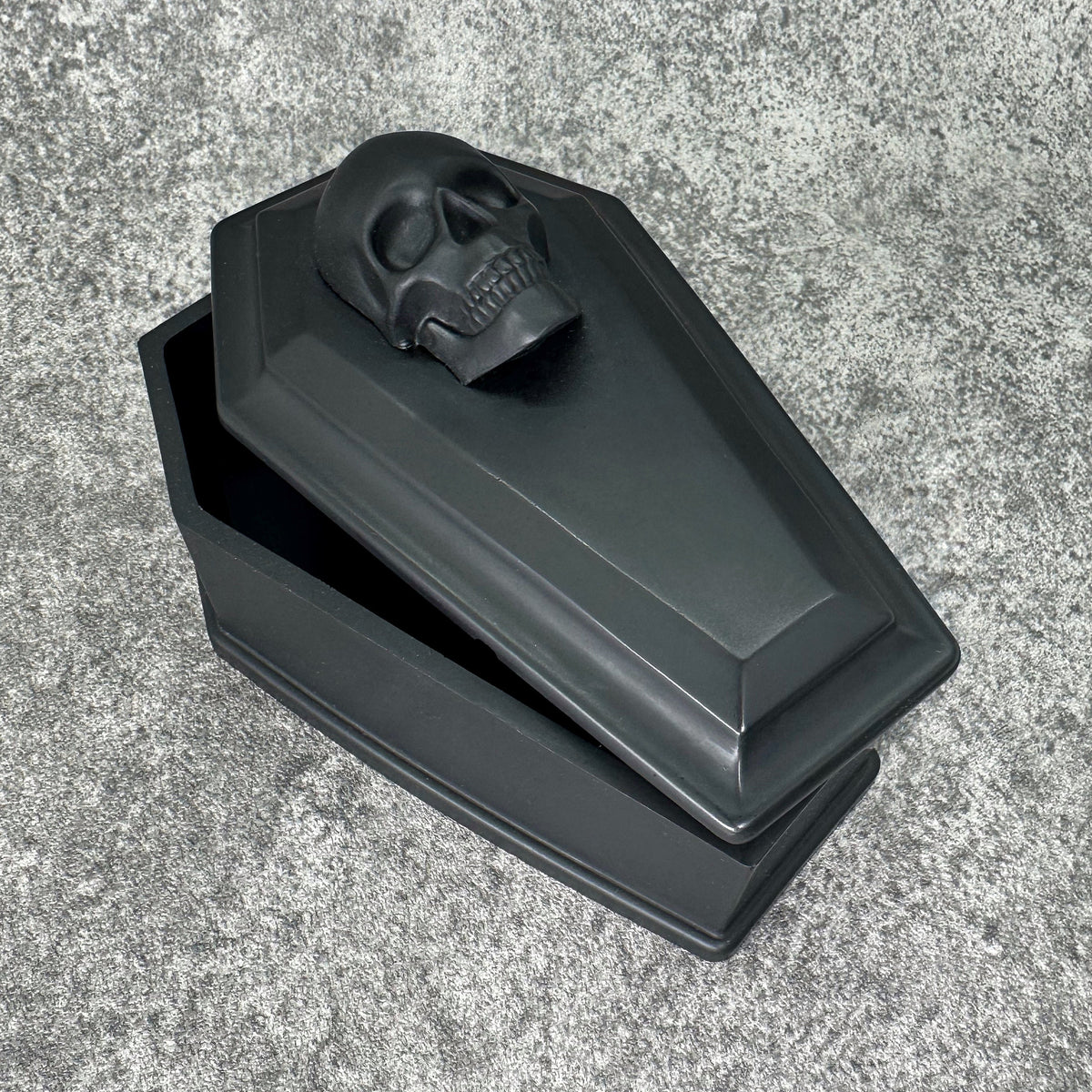 Gothic Skull Coffin Trinket Box