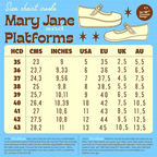 Chocolaticas® Abyss - Hypnotic Eye Mary Jane Flats - Size UK 9.5 Left Only!
