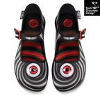 Chocolaticas® Abyss - Hypnotic Eye Mary Jane Flats - Size UK 9.5 Left Only!