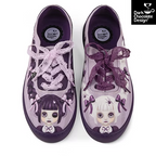 Chocolaticas® Nocturna Sisters - Gothic Dollface Lace-Up Sneakers