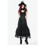 Dark in Love Talia Gothic Longline Metal Boned Corset