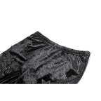 Dark in Love Gothic Velvet Mesh Patchwork Leggings