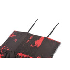Dark in Love Red-Black Tie Dye Punk Dress