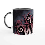 🖤 Gothic Witch’s Ceramic Mug – 11oz Black Magic Coffee Cup ☕✨ | Witchy Gift for Spellcasters & Gothic Lovers